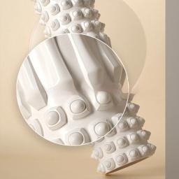 Rolo de massagem de espuma com núcleo oco de 30cm, dupla face, relaxamento muscular, portátil, equipamento de ginástica em casa para pilates - Image 2