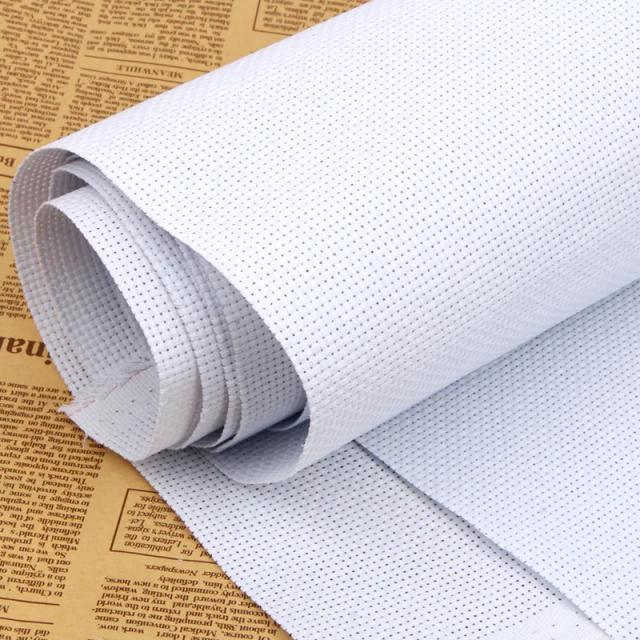 Pano de Lona Branco para Ponto Cruz - Suprimentos DIY em Tamanhos 20x20, 30x30, 30x45 e 50x50, 11CT e 14CT