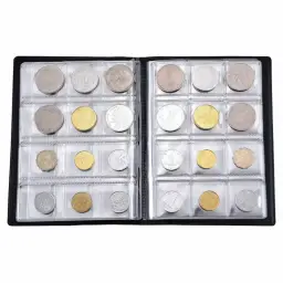 Coleção De Armazenamento De Moedas Do Mundo Álbum De Fotos, Porta-livros, Presente De Bolso, 120 Grade - Image 4