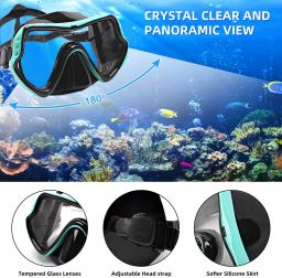 Jsjm novo profissional snorkel mergulho máscara snorkels óculos de proteção de mergulho conjunto tubo natação máscara adulto unisex - Image 5
