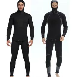 Roupa de mergulho 3mm de mergulho de duas peças ao ar livre quente à prova dwaterproof água traje de surf - Image 3