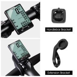 West bike-computador de bicicleta com tela grande, velocímetro, sem fio, com fio, sensor à prova d'água, odômetro, para ciclismo, 2.8 polegadas - Image 5