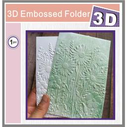 Pasta em relevo para scrapbooking, morre materiais, artesanato DIY suprimentos, álbum de fotos, decoração do cartão, fundo, novo morrer, 3D, 2024 - Image 2