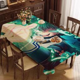 Toalha de Mesa Popular de Manga My Hero Academia em Poliéster, Impressão à Prova de Óleo, Cobertura Retangular para Festas, Toalha de Mesa, Tapete de Piquenique - Image 1