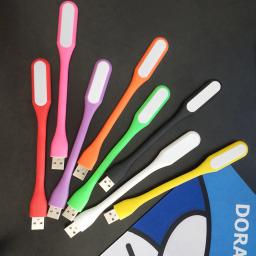 Portátil Livro de leitura LED Light, Pequena lâmpada USB, Visão dobrável, Banco de potência, PC, Notebook, Laptop, 6 LEDs - Image 1