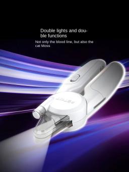PETKIT-Cortador de unhas profissional para gato e cachorro, atualizado LED Light, cortador PRO, linha sanguínea iluminada, musgo Pet Claw Trimmer, beleza - Image 4