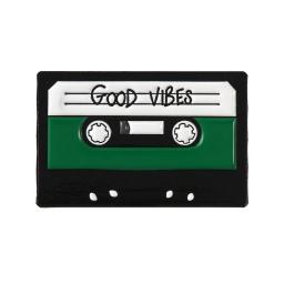 Pinos de esmalte para instrumentos musicais Gravação personalizada Fones de ouvido para piano Broches de guitarra Crachás de lapela Presente para amantes de música - Image 3