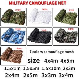 Militar camuflagem caça Net, sombra Net, branco, azul, preto, verde - Image 1