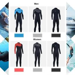 Neoprene Scuba Diving Suit para homens e mulheres, 3mm Wetsuit, terno completo, natação, surf, caiaque, kitesurf, XS-4XL - Image 3