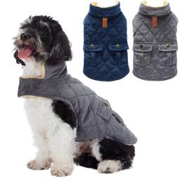Casacos de inverno com trela para cães, clima frio, colete de lã, jaqueta para animais, roupas para cães pequenos e médios - Image 1