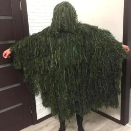 Adulto exterior Caça Manto, Ghillie Suit, Fotografia Roupas, Camuflagem Hunter, Jungle Hunting Poncho - Image 1