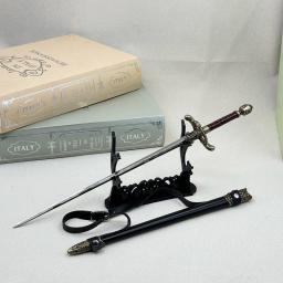 Arya Stark Game of Thrones, Espada de Metal, Modelo Arma, Coleção Ornamento, Coleção Periférica Game, Série Drama, Agulha de Rapier, 30cm - Image 4