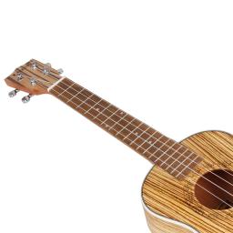 IRIN-Ukulele Zebra madeira com saco, 4 cordas guitarra havaiana, Soprano Tuner, guitarra peças e acessórios, 21 Polegada - Image 5