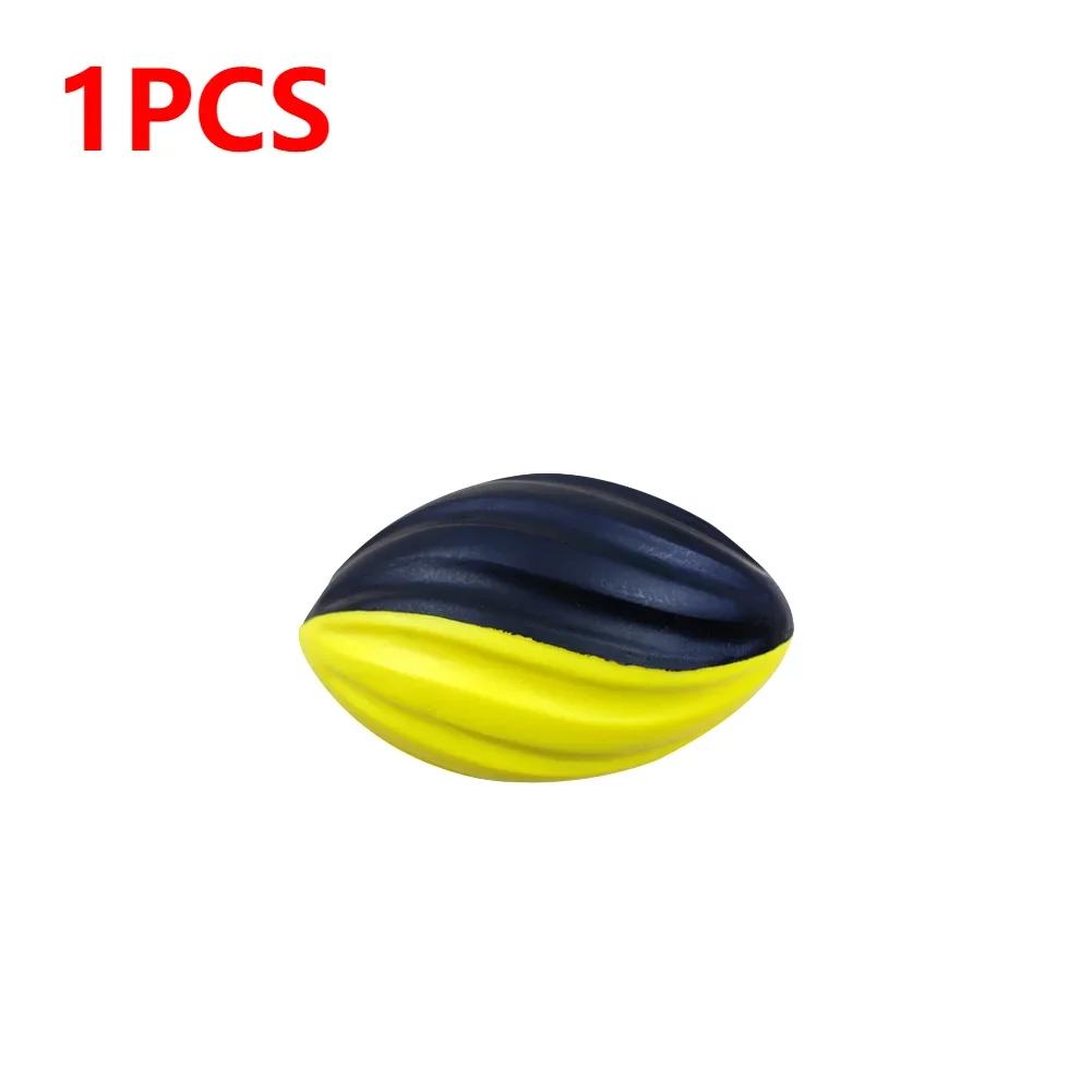 Slow Rebound Espiral Rugby Ball para Treinamento, brinquedo sólido para atividades da equipe, reutilizável, 5in, 1-5PCs - Image 1