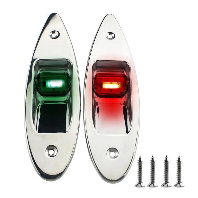 Luzes LED de Sinalização Bivalente para Navegação Marinha - Suprimentos Universais para Barcos