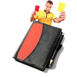 Futebol Futebol Referee Card Sets, Árbitro de advertência, Cartões vermelhos e amarelos com carteira, folha, caderno, juiz acessórios - Image 6