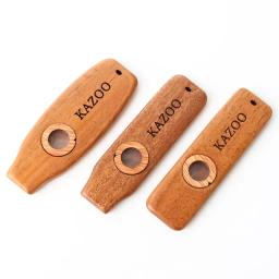 Kazoo flauta clássico madeira gaita guitarra ukulele acompanhamento patry instrumento musical de sopro para crianças presente iniciante - Image 2