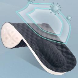 Palmilhas Esportivas de Látex para Homens e Mulheres, Suave, Alta Elasticidade, Palmilhas de Espuma de Memória, Almofadas de Massagem Respirável - Image 3