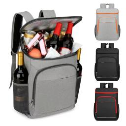 Saco de almoço isolado Leakproof, mochila refrigeradora, exterior, acampamento, caminhadas, piqueniques, praia, 30l - Image 1