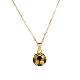Colar Pingente de Futebol para Homens, World Cup Soccer Ball, Joias, Charme, Corrente de Aço Inoxidável, Colares para Amigos - Image 6