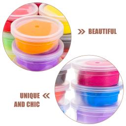 Conjunto de Argila Modeladora para Crianças, Argilas Modeladoras, Espuma Infantil, Ar Seco, Lodo Fofo, Suíte Mágica DIY, 24 Cores - Image 6