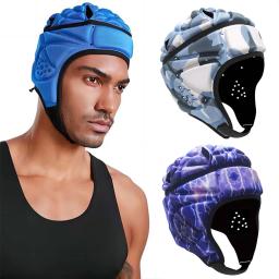 Capacete de futebol respirável, confortável de usar futebol, chapelaria acolchoada, adequado para hóquei lacrosse, THJ99 - Image 1
