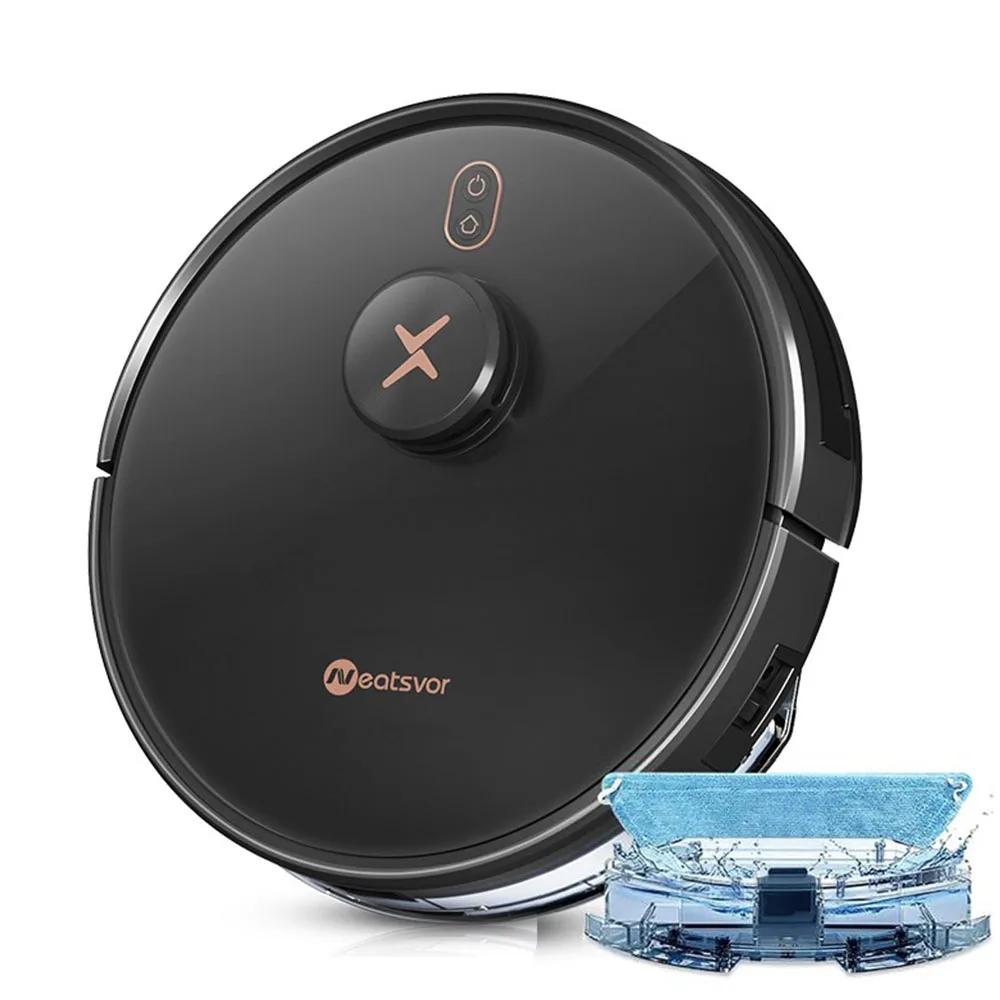 Robô aspirador de pó Neatsvor x600pro 6000pa molhado seco mop casa inteligente varrer poeira app wifi navegação a laser aspirador robô - Image 1