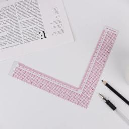 Régua De Costura De Plástico Para Quilting E Corte, Vestuário, Corte, Artesanato, Escala, Desenho Suprimentos, Acessórios De Costura, 1PC - Image 3