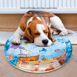 Esteira de Água Sensorial Inflável para Animais de Estimação, Cama Refrigerante, Almofada, Espessada, Inflável, Cachorro, Rotativa, Dormir, Acessórios Pet - Image 3