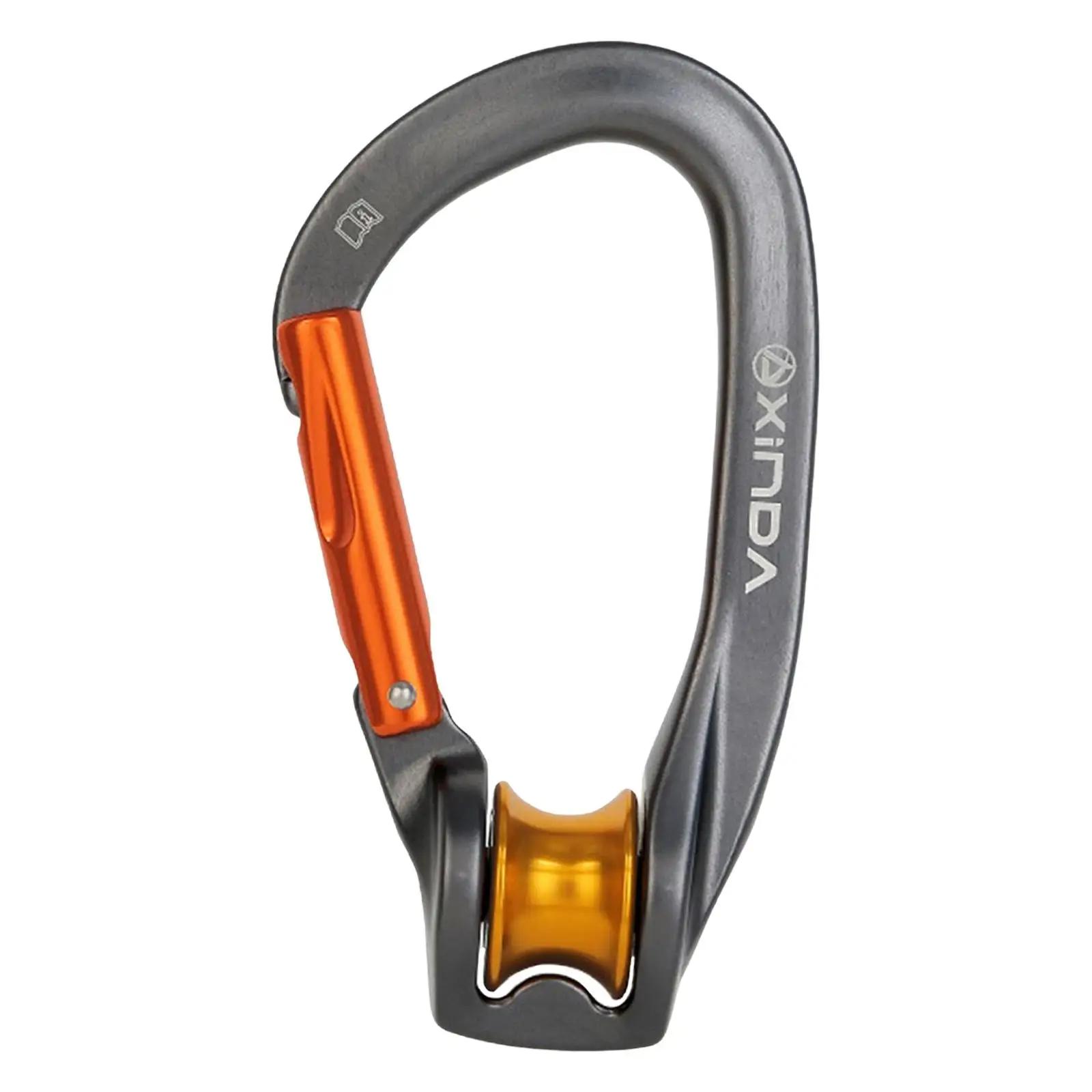 Mosquetão para Equipamento de Montanhismo, D-Ring Escalada Acessórios, Pulley Hook, Bearing, Buckle, Camping Lock, Locking, Mosquetão - Image 1