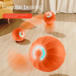 Automático eletrônico interativo treinamento Pet Toy, Brinquedo do cão inteligente, Gravidade movendo bola, Brinquedos de rolamento ativo recarregável - Image 5