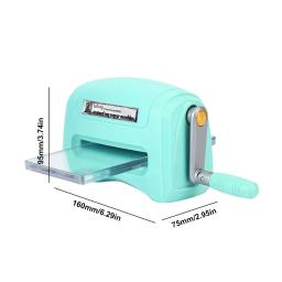 Máquina cortada de artesanato, Scrapbook portátil Die Cutter, Ferramenta artesanal com placa de apoio de plástico para cartão Scrapbooking, DIY - Image 6