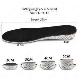 Inserções de elevação do salto duro respirável para homens e mulheres, palmilha para aumentar a altura, elevadores de sapatos, almofada mais alta, Eva, 2 cm, 3 cm, 4 cm, 5cm, 1 par - Image 6