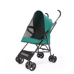 Carrinho portátil dobrável para cães de pelúcia e gatos, suprimentos de viagem ao ar livre, gaiola pequena, quatro rodas, instalação gratuita - Image 4