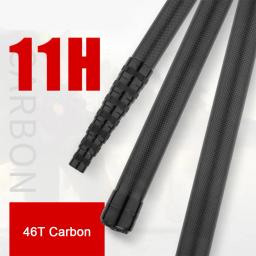 1pc nova fibra de carbono dobrável telescópica carpa pesca pouso net portátil forma peixe lidar com equipamento pesca acessórios - Image 6