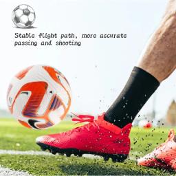 Bolas de futebol profissional para treinamento ao ar livre, material do plutônio, alta qualidade, grama, sem costura futebol, jogo liga, futbol topu, tamanho 5, novo - Image 2