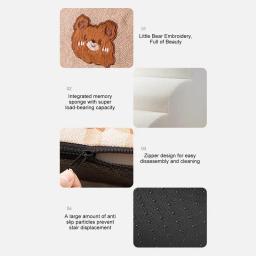 Sofá de espuma de memória lavável escadas para animais de estimação, cama, antiderrapante, rampa escada, cão pequeno, gato, 2, 3, 4 etapas - Image 4