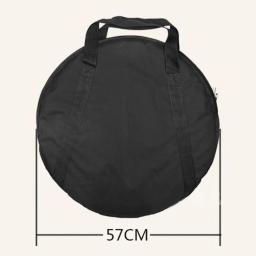 Cymbal Gig Bag Black Dust Cymbal Bag para pratos de bateria e acessórios - Image 6