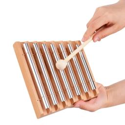 Sinos energia carrilhão instrumento percussão tubo som sinos mão para yoga, reunião e terapia som fácil - Image 2
