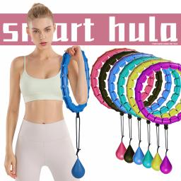 32/24/28 Seção Ajustável Esporte Aros Cintura Abdominal Exercício Destacável Hoola Massagem Fitness Hoop Treinamento Perda De Peso - Image 1