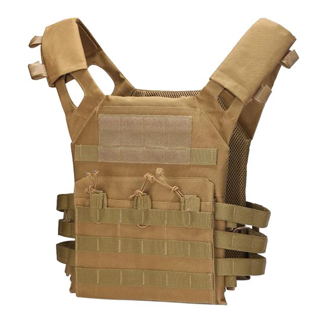 Colete Tático Militar Impermeável JPC Molle Leve para Caça e Aventura ao Ar Livre