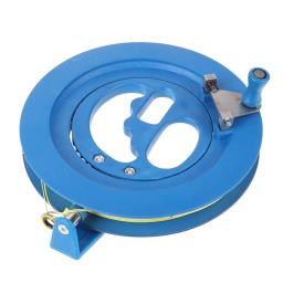 Carretel plástico do pipas do ABS, enrolamento azul do aperto com 150m linha, 16cm - Image 2
