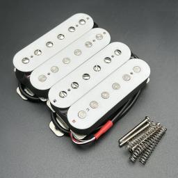 Alnico 5 captador de guitarra elétrica humbucker bobina dupla captador com parafusos e molas alnico v peças de guitarra multi-cor - Image 1