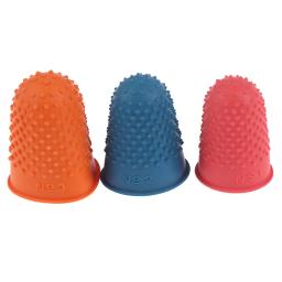 Contando Cone borracha dedal protetor, costura Quilter, ponta do dedo artesanato, 5pcs - Image 4