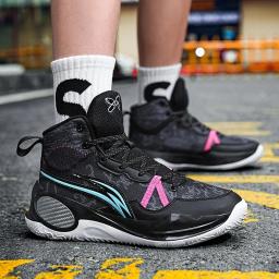 Tênis de basquete para homens e mulheres, designer de marca, cano alto, botas de basquete, moda, estilo de rua, calçados esportivos masculinos - Image 3