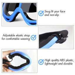 Óculos de proteção/óculos de segurança/óculos de motocicleta compatíveis com armas Nerf para crianças adolescentes jogo batalha ao ar livre - Image 5