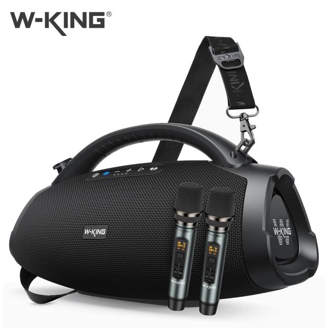 W-KING D20 Alto-falante Bluetooth 200W RMS à Prova d'Água IPX7 com 2 Microfones