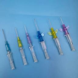 Cão e gato descartáveis I, 20Pcs V. Cateter animal com tampa de heparina, Pet Cateter, Ferramentas veterinárias, 22G, 24G, 26G - Image 1