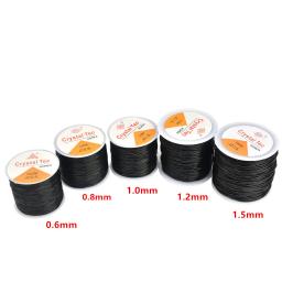 Elastic Crystal Beading Fio Cordas, cabo de estiramento para Artesanato Colar e Pulseira, 0.5mm-1.5mm, 35-50m por carretel - Image 2