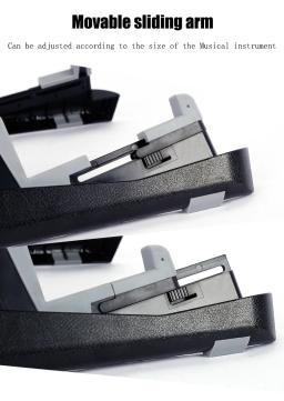 Dobrável pequeno violino guitarra ukulele suporte de retenção com comprimento ajustável um-frame design suporte para mandolin guitarra - Image 3